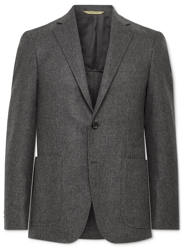 Photo: Canali - Kei Slim-Fit Wool Suit Jacket - Gray