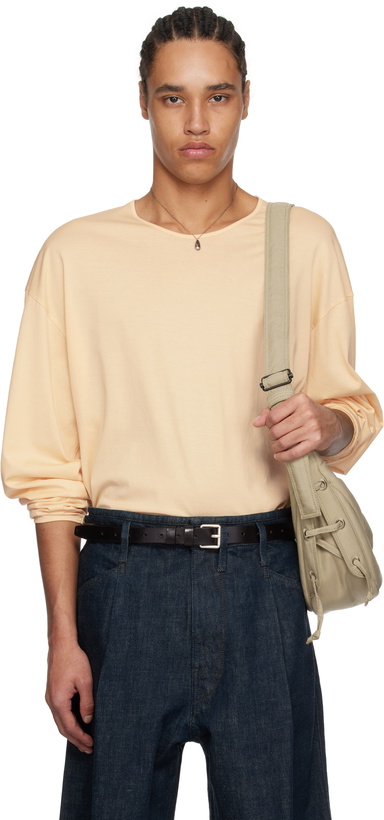 Photo: LEMAIRE Yellow LS Relaxed T-shirt