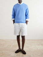 Sunspel - Cotton-Jersey Sweatshirt - Blue