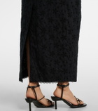 Posse Salma embroidered cotton maxi skirt