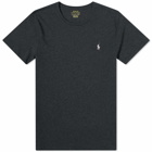 Polo Ralph Lauren Men's Custom Fit T-Shirt in Black Marl Heather