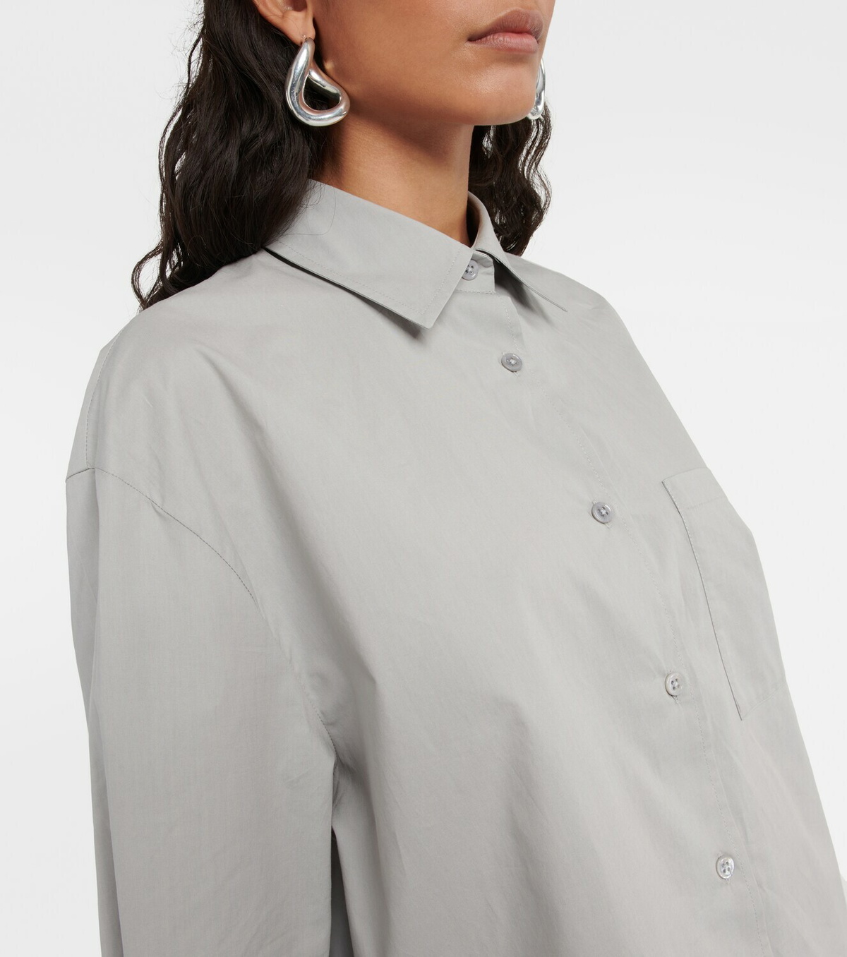 The Frankie Shop Lui cotton shirt