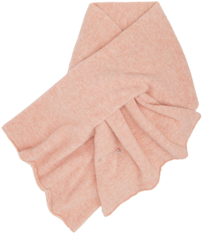 Pink Knit Scarf by Dries Van Noten on Sale Pink Knit Scarf by Dries Van Noten on Sale