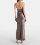 The Sei Silk charmeuse maxi skirt