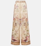 Camilla Printed wide-leg pants
