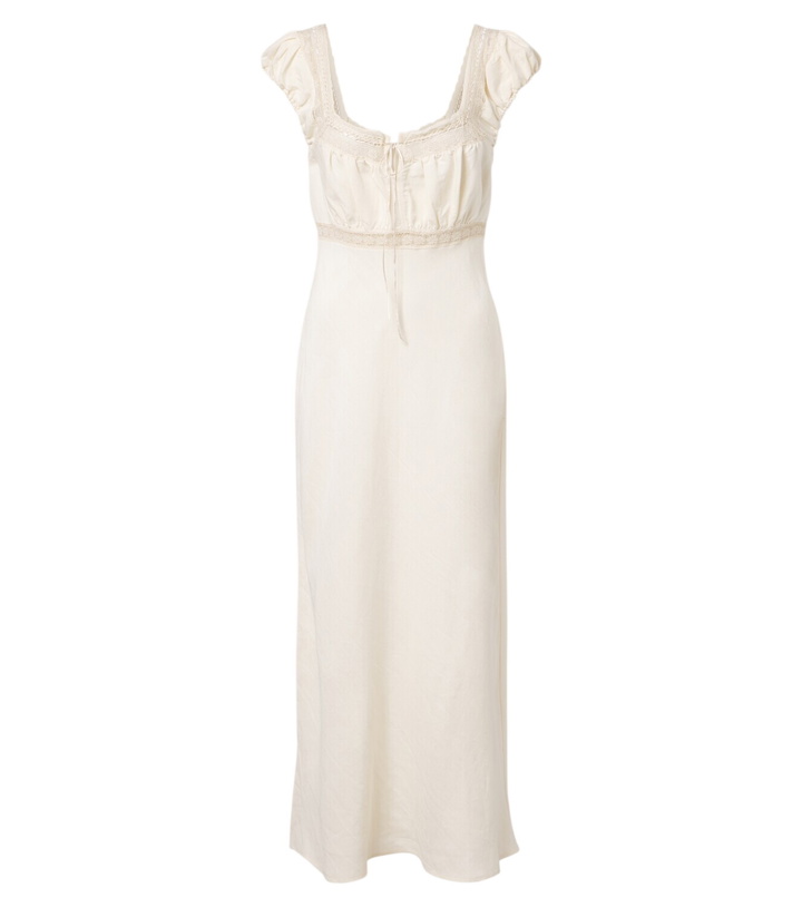 Photo: Rixo Maeva lace-trimmed linen-blend maxi dress