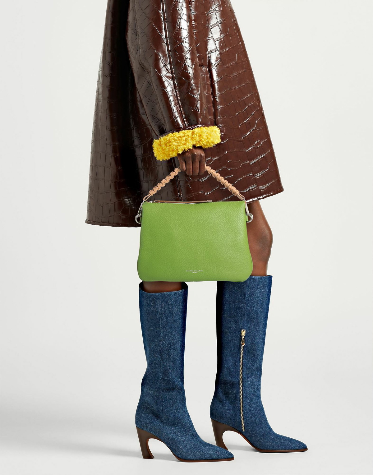 Gianni Chiarini Womens Handbag in Green