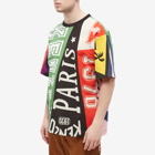 Kenzo Paris Men's Flags Oversize T-Shirt in Multicolor