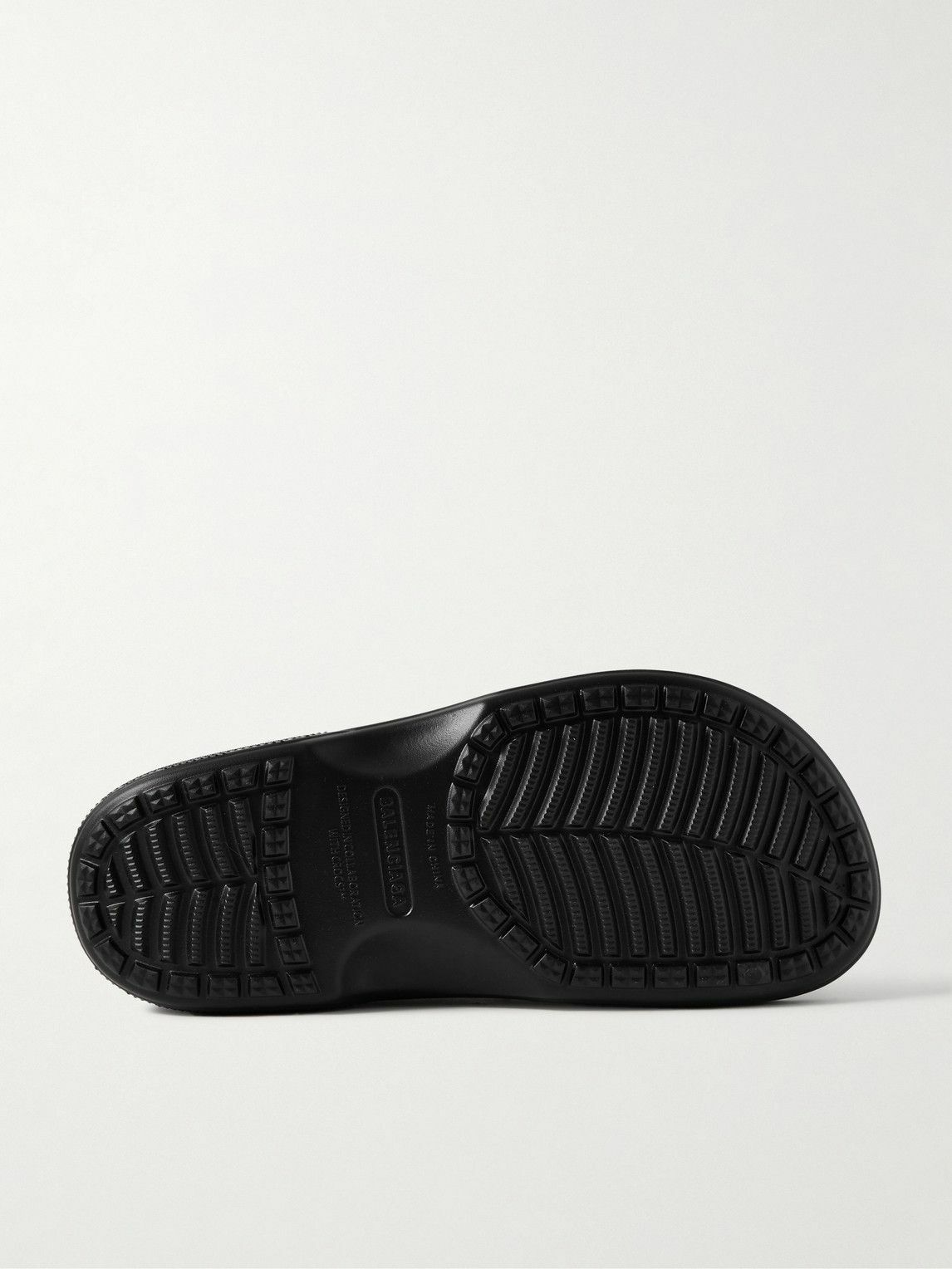 Balenciaga - Crocs Logo-Embossed EVA Slides - Black Balenciaga
