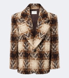 Saint Laurent Wool and mohair-blend tweed blazer