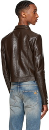 Courrèges Brown Vinyl Jacket