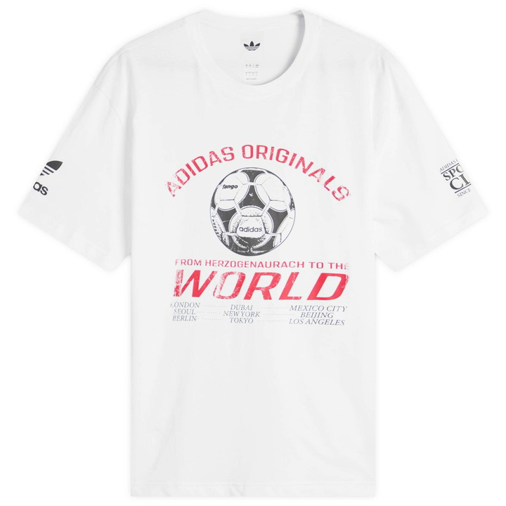 Photo: Adidas Men's 90S Football T-Shirt in White