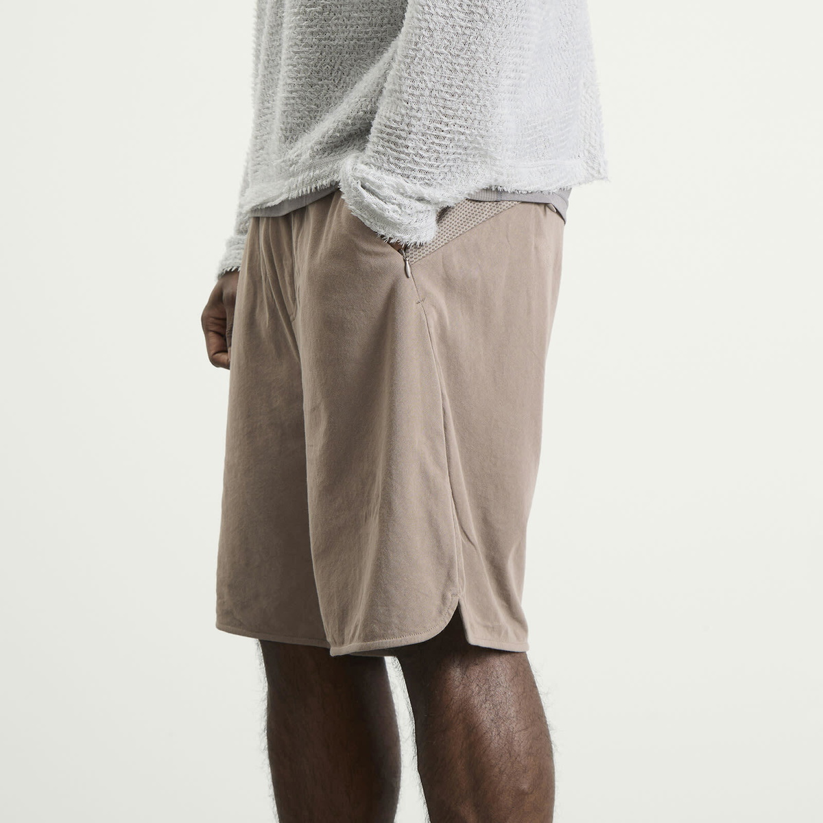Hiking Patrol Men's Orbit Jersey Shorts in Walnut