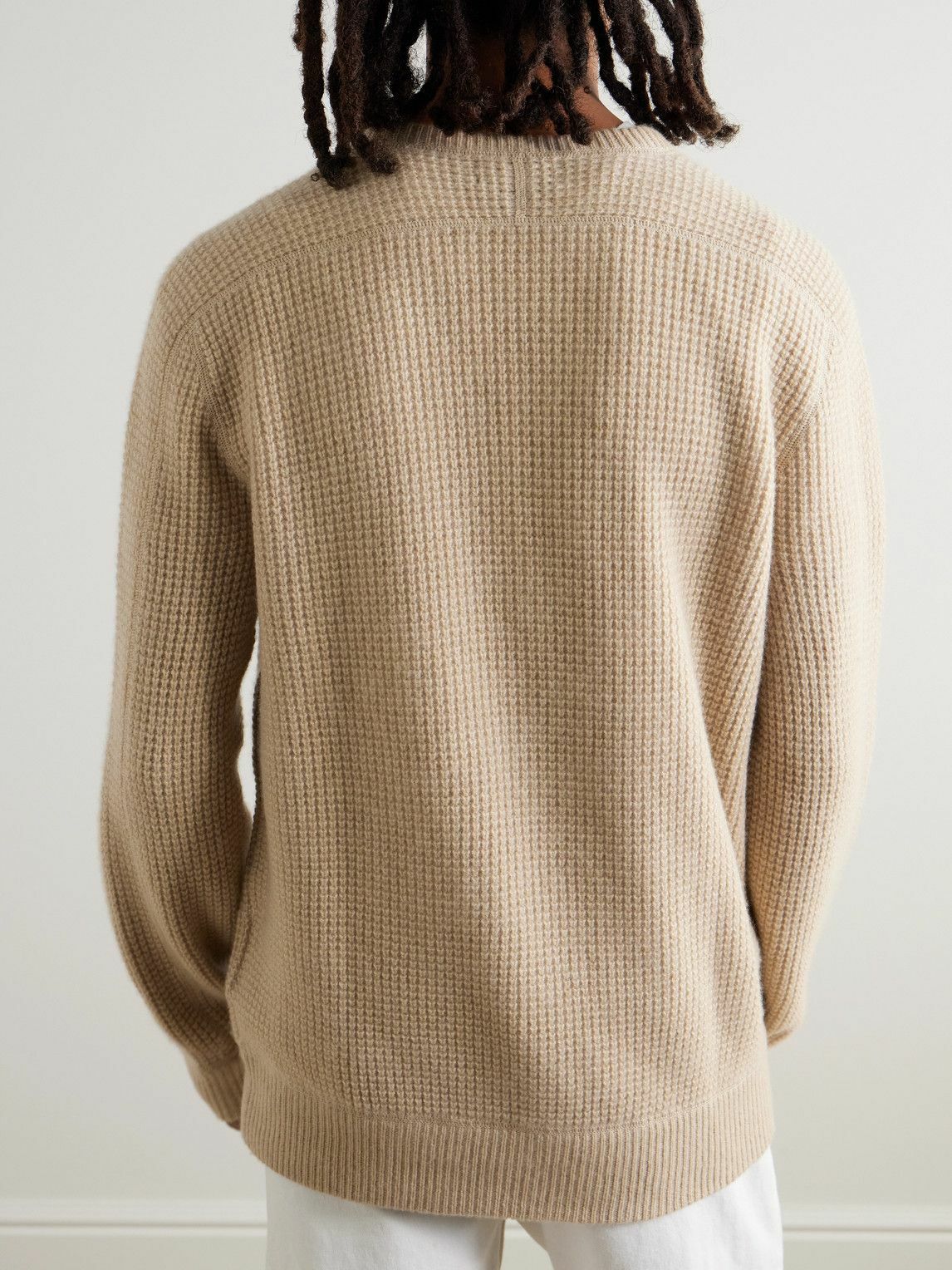 Polo Ralph Lauren - Logo-Embroidered Waffle-Knit Wool and Alpaca