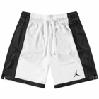 Air Jordan Men's Spirit Mesh Short in White/Black