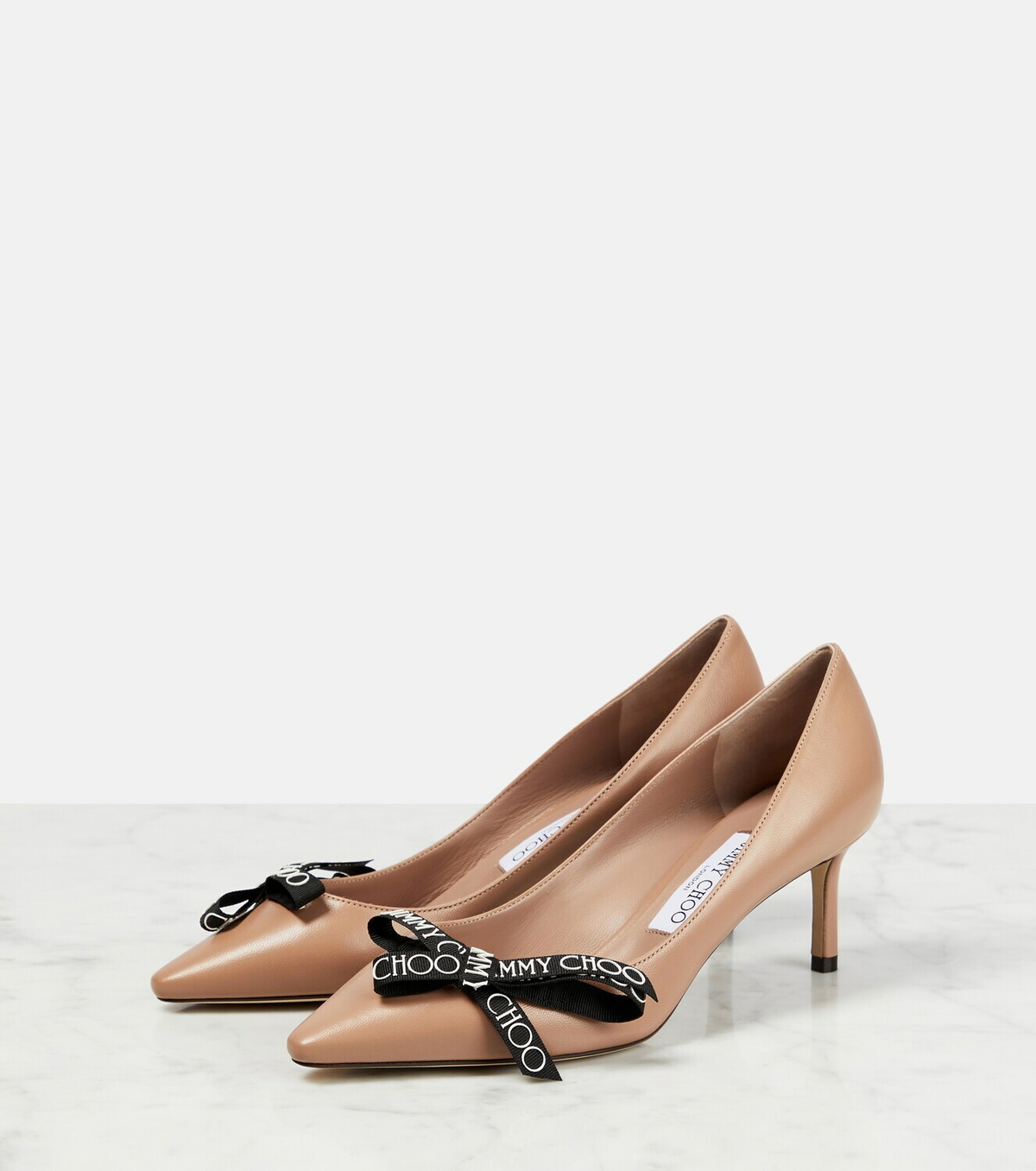 Jimmy Choo - Romy 60 embellished leather pumps Jimmy Choo