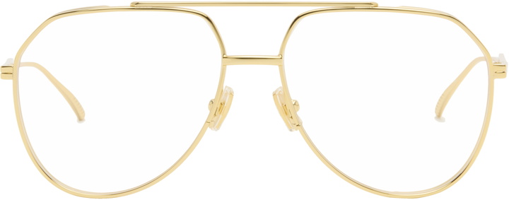 Photo: Bottega Veneta Gold Ribbon Glasses