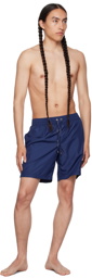 Dolce & Gabbana Blue Drawstring Swim Shorts