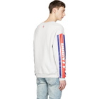 Marcelo Burlon County of Milan Grey Color Band County Sweatshirt