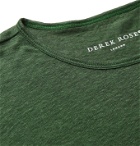 Derek Rose - Jordan Slub Linen T-Shirt - Green