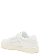 Amiri Skel Top Low Panelled Leather Sneakers White