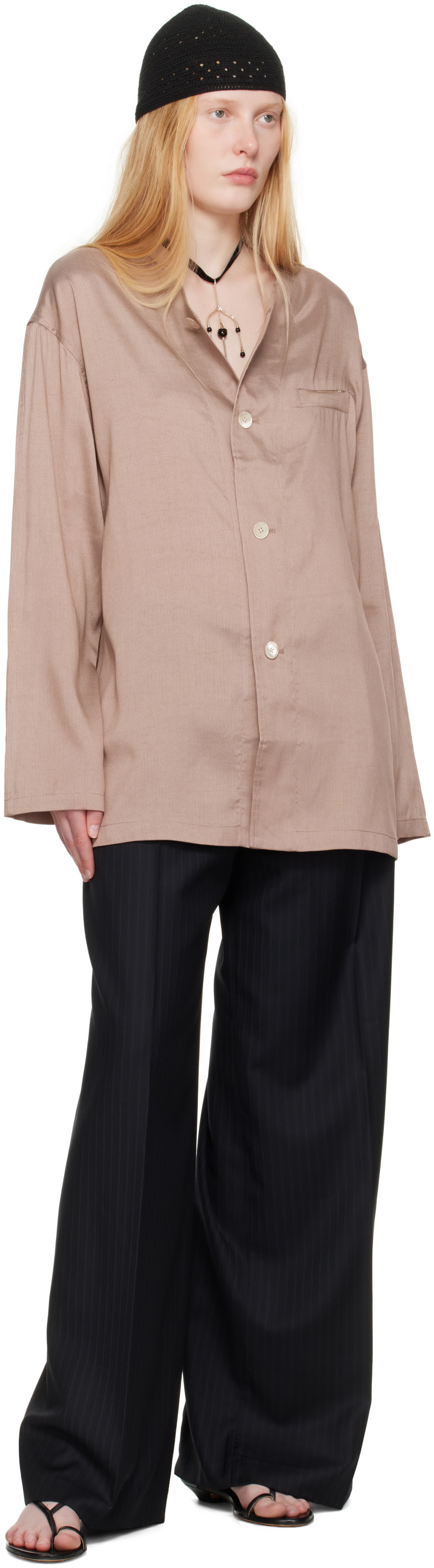 OUR LEGACY WORK SHOP Emporio Armani Black Comodo Trousers Our Legacy