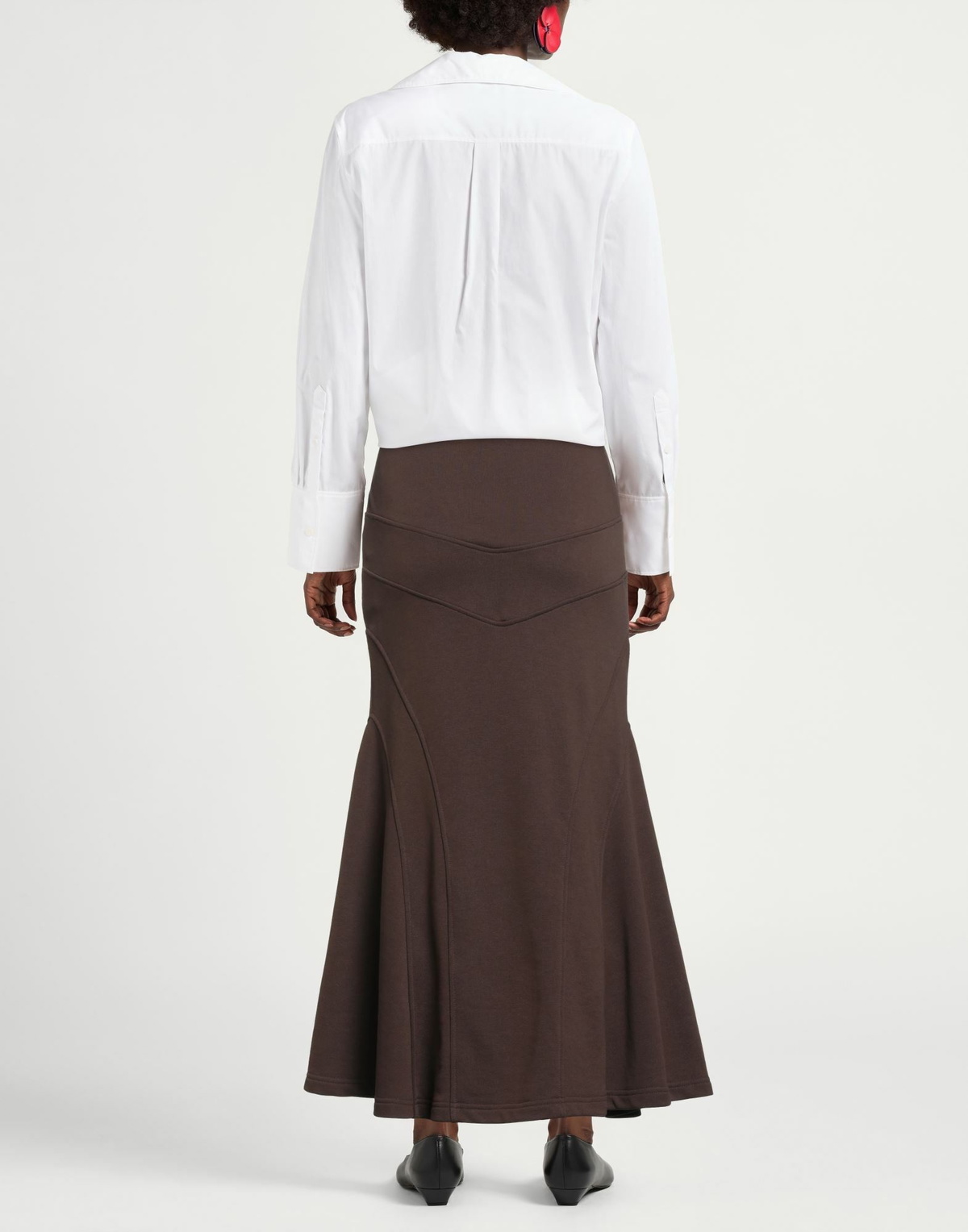 Jijil Womens Maxi skirt Chocolate in Brown