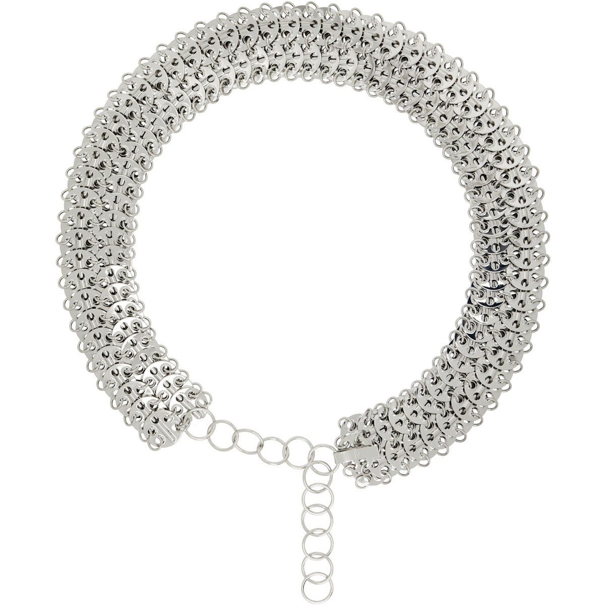 Rabanne Silver Jewel Belt