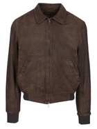 Giorgio Brato Suede Nappa Bomber Jacket