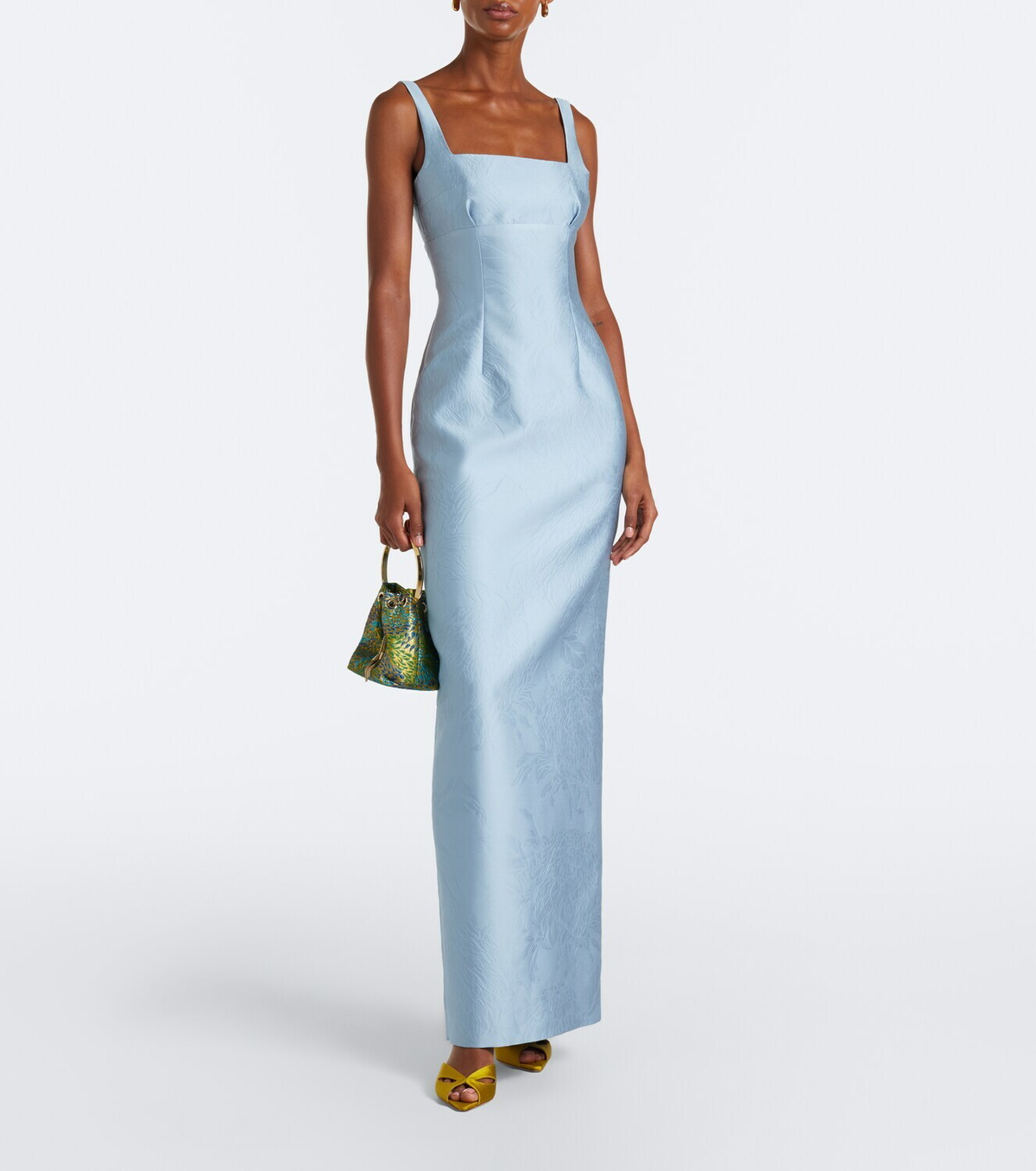 Emilia Wickstead Micheline floral cloqué gown