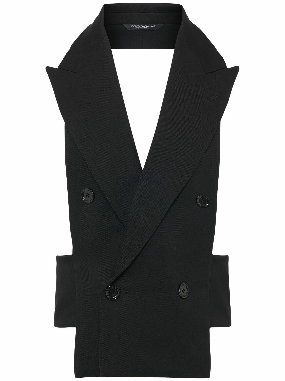 Photo: DOLCE & GABBANA Wool Double Breasted Vest