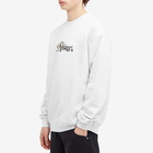 Dime Men's Cursive Snake Crew Sweatshirt in Ash