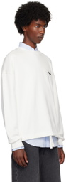 ZEGNA White Crewneck Sweatshirt