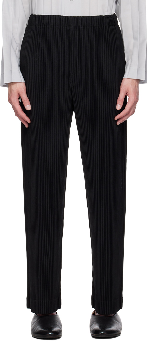 HOMME PLISSÉ ISSEY MIYAKE Black Monthly Color August Trousers
