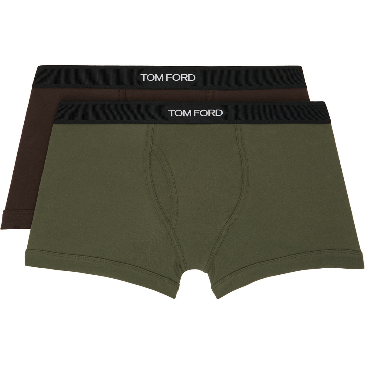 TOM FORD Two-Pack Multicolor Cotton Boxer Briefs