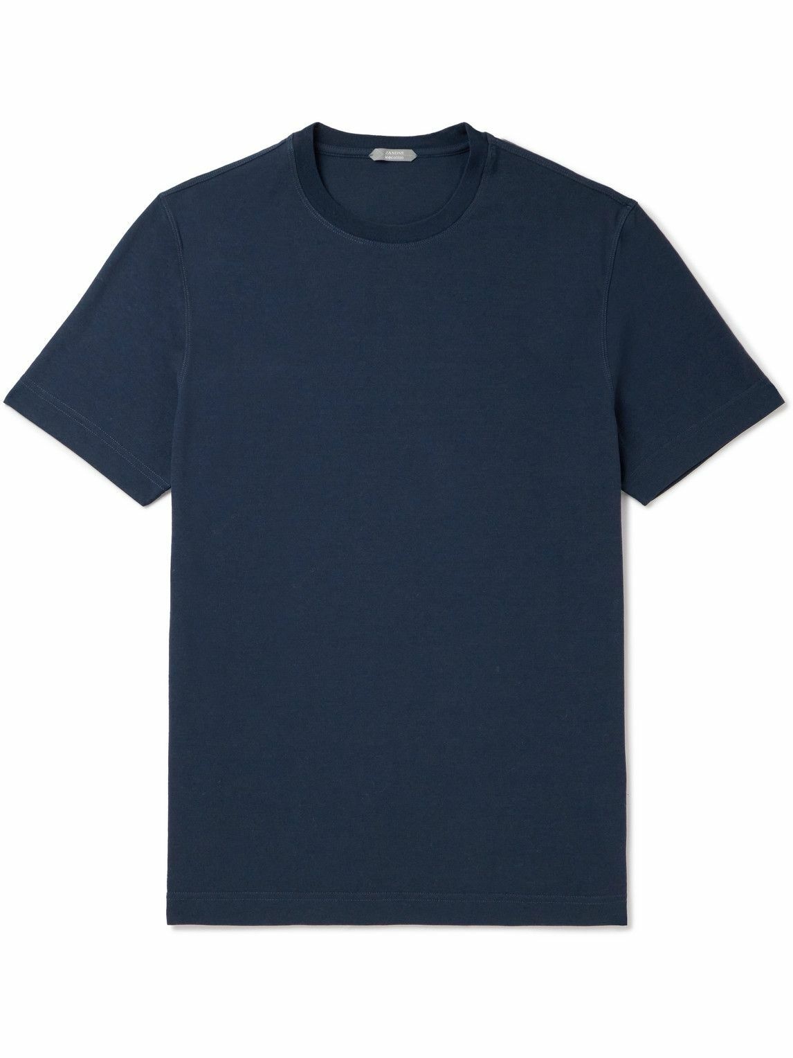 Photo: Incotex - Slim-Fit IceCotton-Jersey T-Shirt - Blue