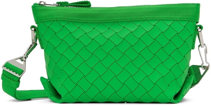 Photo: Bottega Veneta Green Rubber Buffer Bag