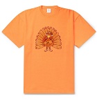 Vetements - Oversized Printed Cotton-Jersey T-Shirt - Orange