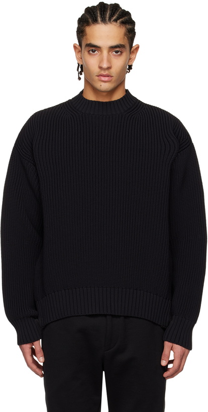 Photo: sacai Black Vented Sweater