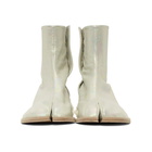 Maison Margiela Silver Holographic Airbag Tabi Boots