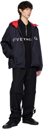 Givenchy Navy Hooded Jacket