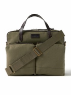 Polo Ralph Lauren - Leather-Trimmed Cotton-Canvas Messenger Bag