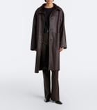 Joseph Ari reversible leather and shearling coat
