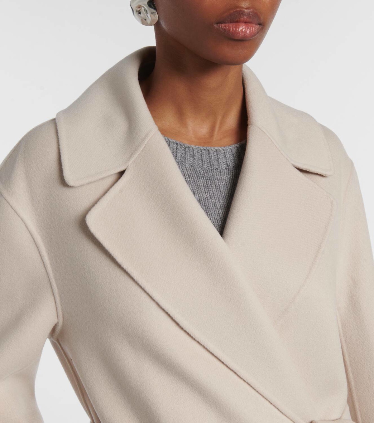 S Max Mara Livia wool wrap coat S Max Mara