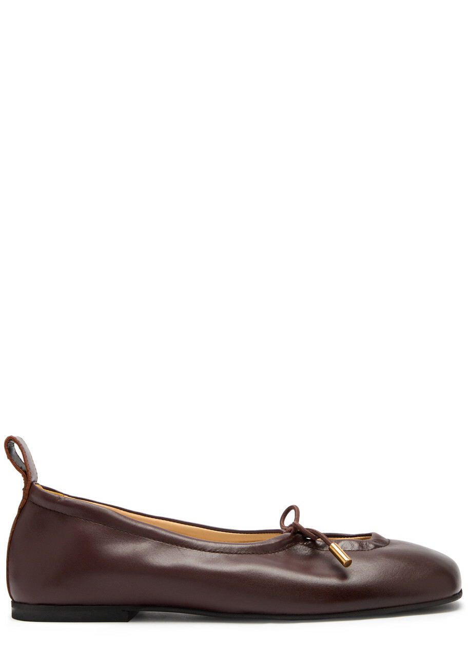 Alohas Rosalind Leather Ballet Flats Brown Alohas