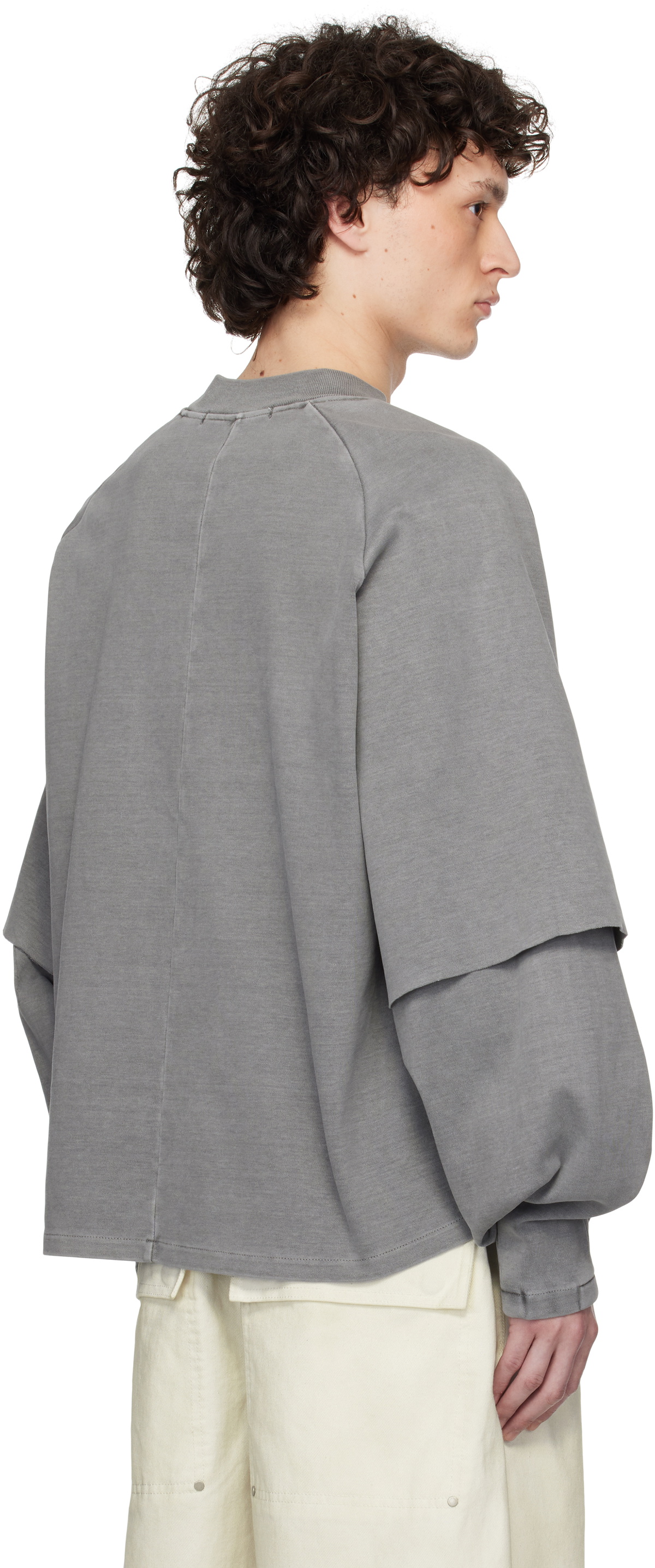 Seventh Gray Raglan Layered T-shirt Seventh