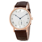 Breguet Classique Automatic Silver Dial 18kt Rose Gold Mens Watch 7147BR/12/9WU