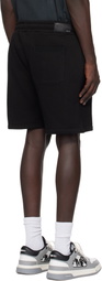 AMIRI Black Distressed 'Amiri' Shorts
