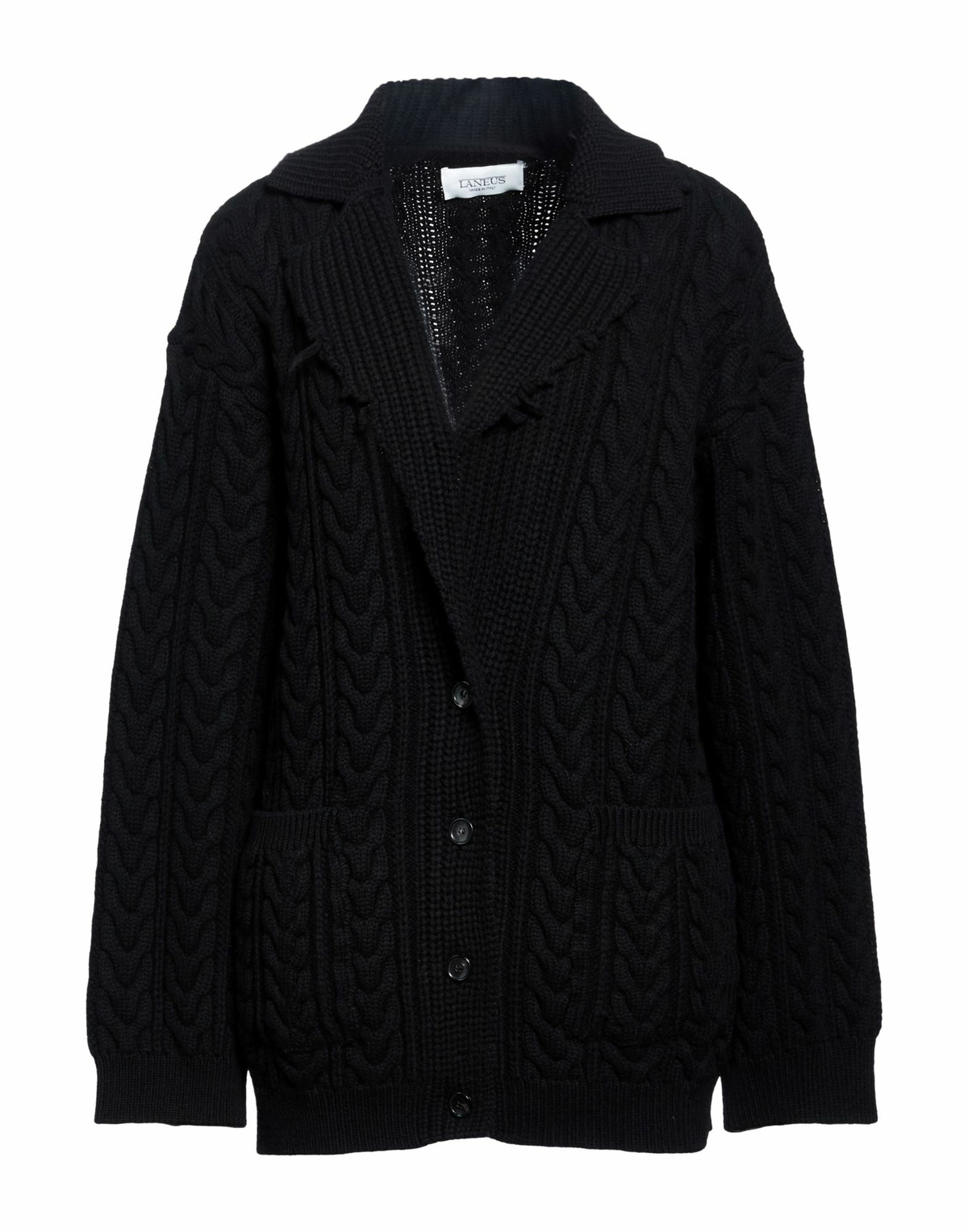 Laneus Womens Cardigan in Black
