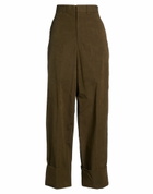 Toga Womens Pants Military in Green